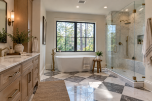 Modern Marble Bathroom Retreat